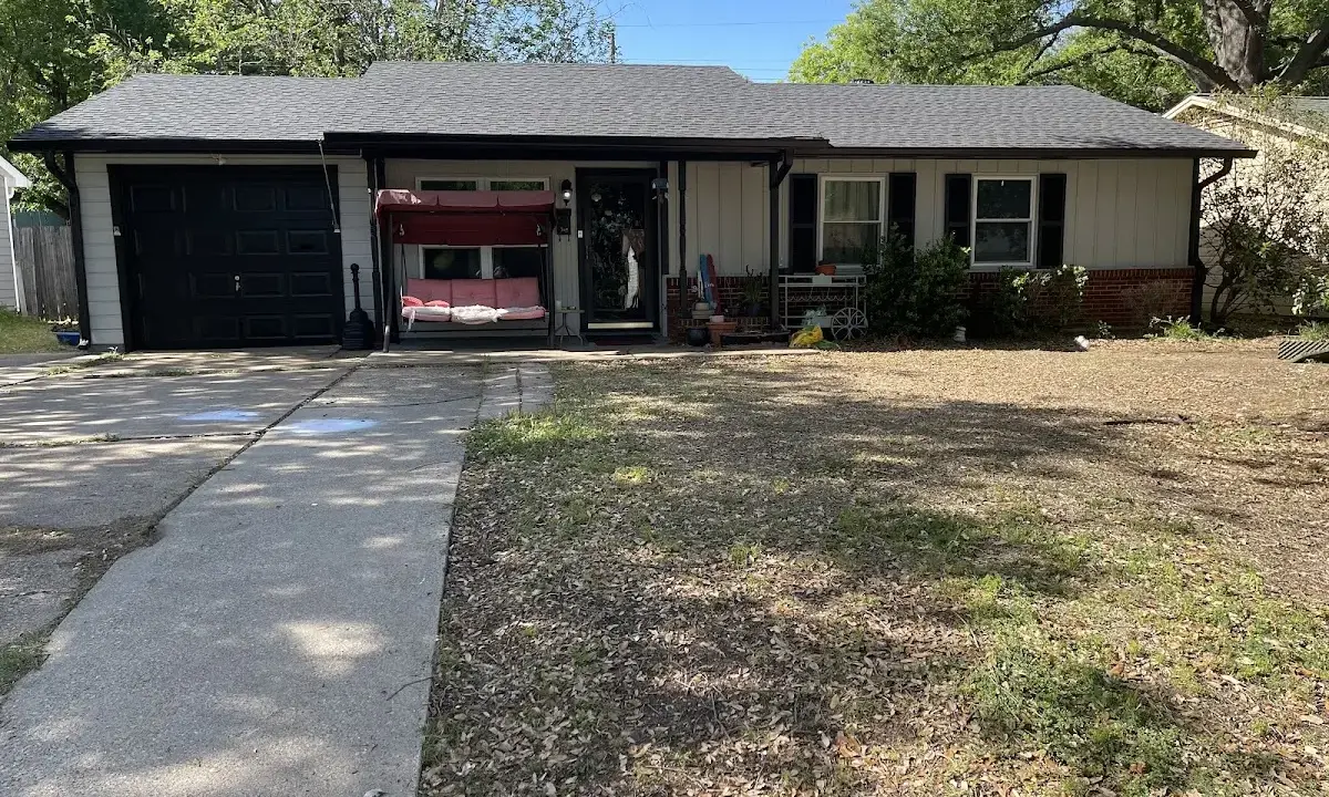 Asphalt Shingle Roof Repair crew at work on a residential roof in Orange